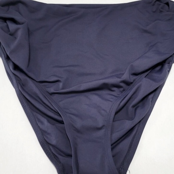 Anne Cole Live in Color Convertible Swim Bottom Navy Plus Size 20W - Picture 5 of 10